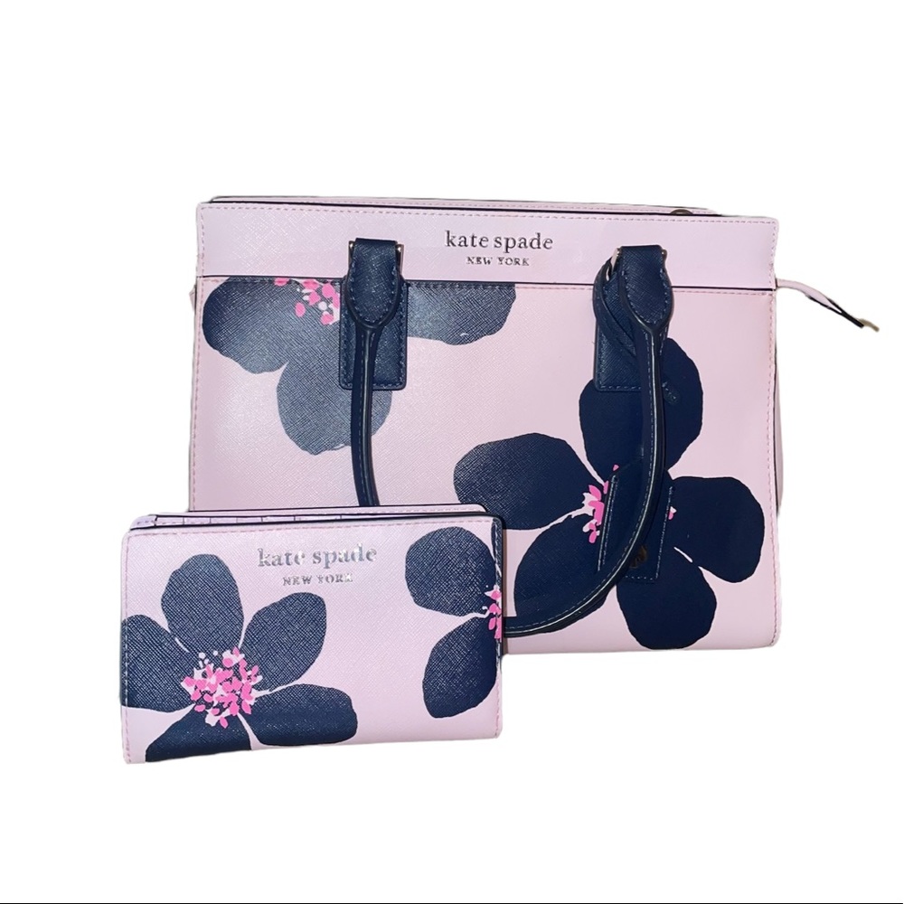 Kate Spade Cameron Grand Flora Medium Satchel & Wallet